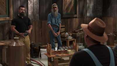 You done an outstanding job
bringing that proof up. - Moonshiners: Master Distiller