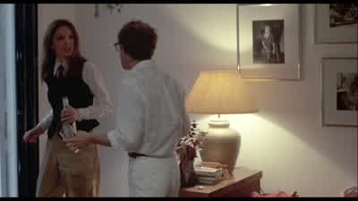 You don't have to But I'm all perspired and everythingDidn't you take a shower at the clubNo no I never shower in a public placeWhy notI don't like to get naked in front of another manI seeI don't like to show my body to a man of my gender - Annie Hall