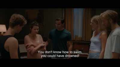 You don't know how to swim,
you could have drowned! - Lake of Death