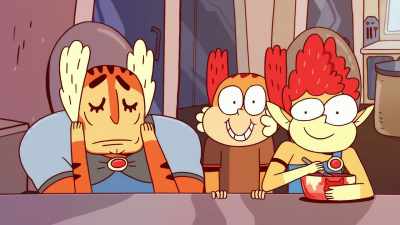 -You don't even know
how to use that thing.
-[grunting] - ThunderCats Roar
