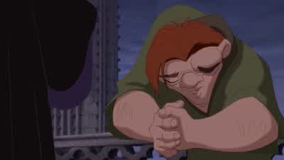 My dear QuasimodoYou don't know what it's like out thereI do I doThe world is cruelThe world is wickedlt's l alone whom you can trust in this whole cityl am your only friendl who keep you teach you feed you dress youl who look upon you without fearHow can - The Hunchback of Notre Dame