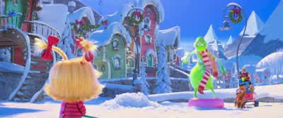 I'm sorry for bumping into you but this is really importantHave you seen my letterAnd that right there Max is the true natureof the Who child just right to me me meMy letter Me me me No you don't understandThis isn't just a letter This is the letterOh - Dr  Seuss' The Grinch