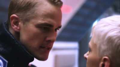 You doubt that I know my duty,
Captain, you put it in your report. - Space Command Redemption