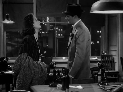 You drooling idiot - His Girl Friday