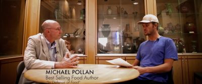 You encourage people to eat less meat for the resources required - Cowspiracy: The Sustainability Secret