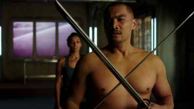 You equaled me in combat
with no training. - Dark Matter