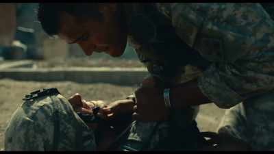 You ever a fucking fire a
weapon to me that close again, - The Outpost
