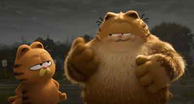 You ever jumped a train - The Garfield Movie