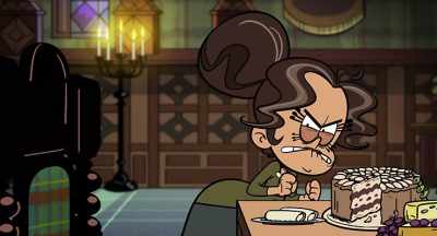 You fool! Blathering on
to that featherbrained boy - The Loud House Movie