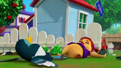 You forgot this! Oof! Oops. - The Chicken Squad