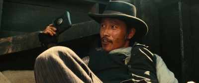 - You forgot this.
- Whoo! (CACKLES) - The Magnificent Seven