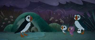 -You found it!
-Yes! But we have move quickly. - Puffin Rock and the New Friends