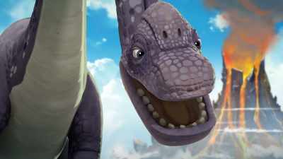 -You found my time capsule!
-Time capsule? What's that? - Gigantosaurus