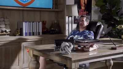 "You get home at night,   and it's straight   to slinging hog - Rob Riggle's Ski Master Academy
