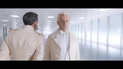 You get into position
right now, - Good Omens