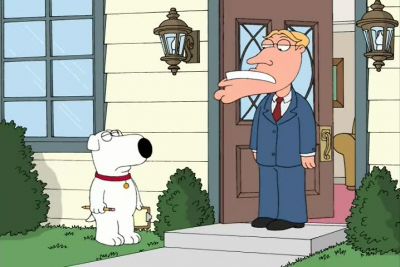 You get off my property, you pervert. - Family Guy