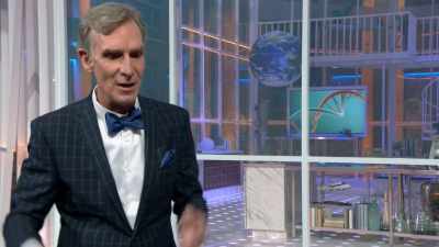 You get on a treadmill
where your feet go different speeds. - Bill Nye Saves the World