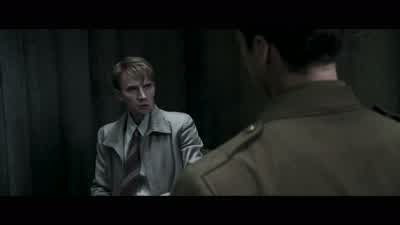 You get your ordersThe 107thSergeant James Barnesshipping out for England first thing tomorrowI should be goingCome on manMy last night I got to get you cleaned upWhy Where are we goingThe future - Captain America: The First Avenger