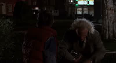 You get the cable, I'll throw the rope down to you. - Back to the Future