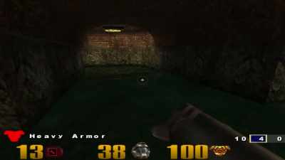 You get to the end, and then
there's a staircase going down, - FPS: First Person Shooter