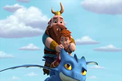 You get used to it.
Although, Leyla fell off once. - Dragons: Rescue Riders