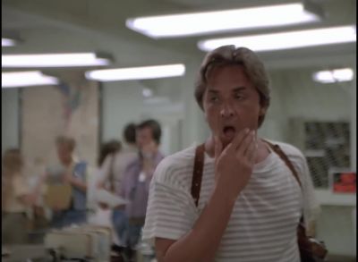 You gettin' twisted
by this lady, Tubbs? - Miami Vice