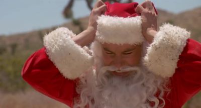 You glued it on didn't you you jerks - I'll Be Home for Christmas