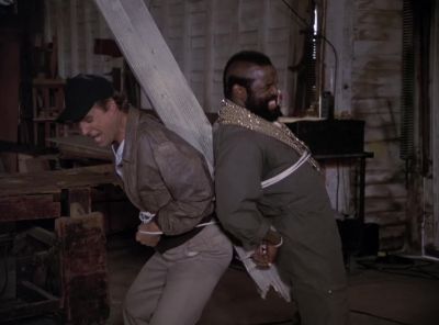 You go down,
I'll tell if it hurts. - The A-Team