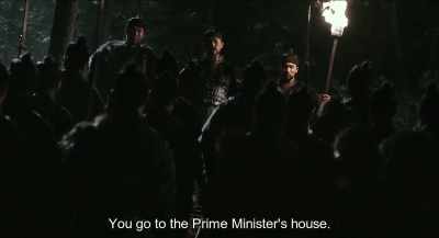 You go to the Prime Minister's house. - Monstrum