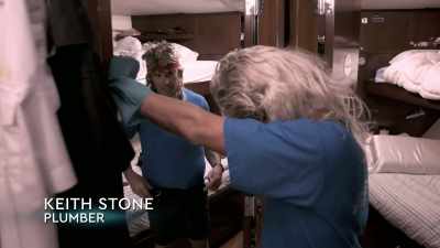 You gon'’ have to hold
this thing, - Below Deck Down Under