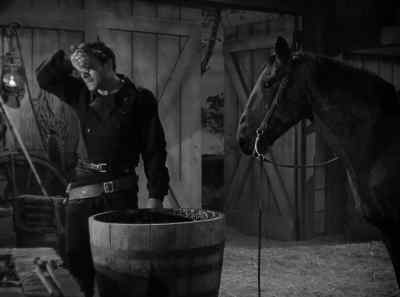 You got a clean
stall for my horse? - I Shot Jesse James