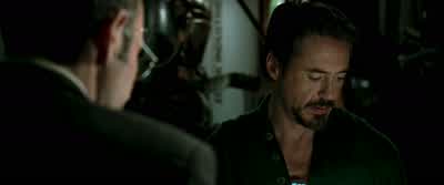 Yes and I will see them when I leave hereAnd you StarkNo NoSo you're a man who has everythingand nothing - Iron Man