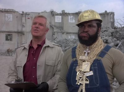 You got anything else
you want us to chew over? - The A-Team