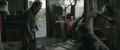 You got bit?
Burned. - Cold Skin