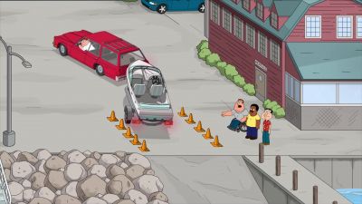 You got to cut to the right. - Family Guy