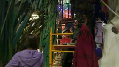 ♪ You got to go steal a hand ♪ - Meow Wolf: Origin Story