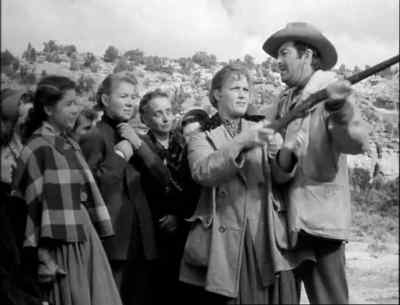 You got to hug it close
to your shoulder. - Westward the Women