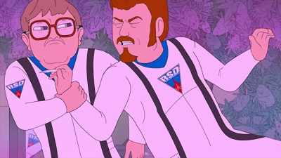 - You got to let me try this shit, please.
- Nope! Nope, hand it over! - Trailer Park Boys: The Animated Series
