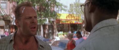 You got some fucking problem because I'm white - Die Hard with a Vengeance