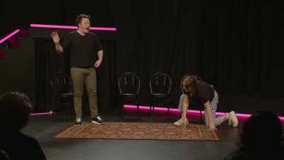 - You gotta get-
(audience laughing) - Bigger! With Brennan & Izzy