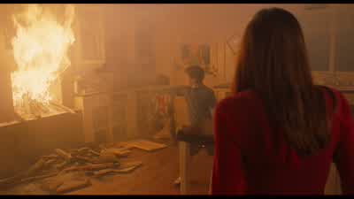 You guys actually set the house on fire! - Zathura: A Space Adventure