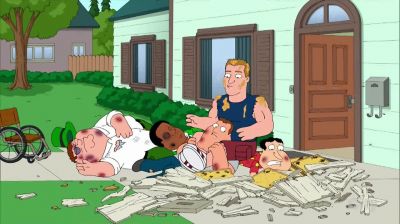 You guys are bad fighters. - Family Guy
