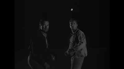 - You guys are really dumb.
- Why, you dirty... - The Hitch Hiker