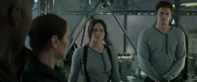 Our instructions are to shoot propaganda footageon the battle scarred streets of The CapitolYou were handpicked to intimidate their forcesAnd inspire surrendersEven though we'll be working on abandoned streets miles behind the front linesI guarantee you - The Hunger Games: Mockingjay   Part 2