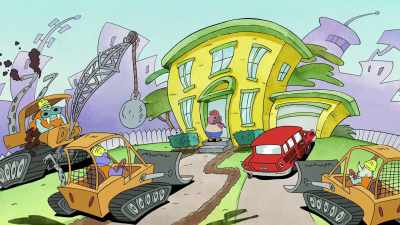 You have 24 hours
before we demolish your house. - Rocko's Modern Life: Static Cling