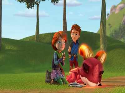 You have a fever.
Here, this will help you feel better. - Dragons: Rescue Riders