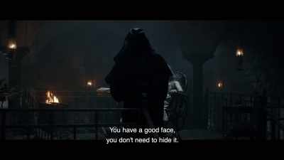 You have a good face,
you don't need to hide it. - The Ninth