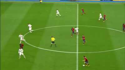You have a guy dropping, a guy running - Take the Ball, Pass the Ball