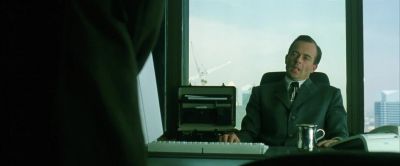 You have a problem with authority Mr Anderson - The Matrix