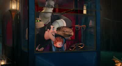You have arrived at your destination Yes - Hotel Transylvania 2